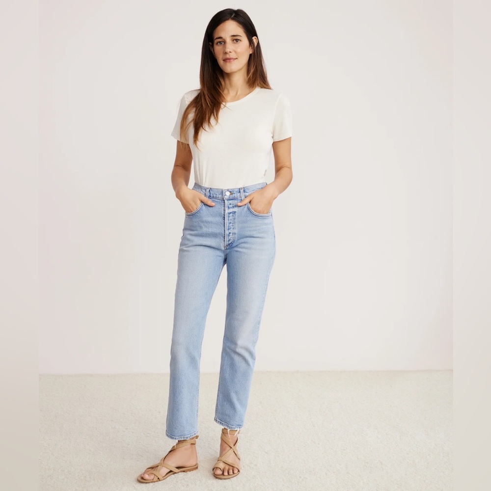 Agolde Riley Crop Jean Dynamic - Picture 2 of 12